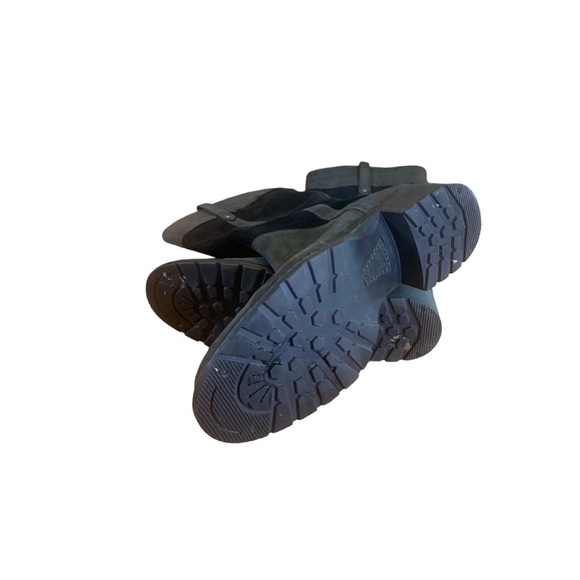 Timberland Chas St Black Leather & Suede Knee High Riding Boots Size 6.5 - Picture 8 of 15